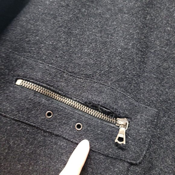 Ermenegildo Zegna Mens Full Zip Jacket Size XXL Black Made In Italy - Picture 11 of 11